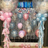 2 Pcs Silver Metallic Tinsel Foil Fringe Curtains Backdrop, 3.28 ft x 6.56 ft Streamers for Birthday Wedding Engagement Bachelorette Party Photo B...