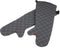 Carlisle FoodService Products 800FG24-BK BestGuard Commercial Heat Protection Up to 450° F Oven Mitts (Pair), 24" Length, Black...