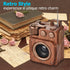 Retro Bluetooth Speaker with FM Radio, Wireless, Stereo Sound, Bluetooth 5.1, USB-C, Bass, AUX&TF-Card Input, Portable Bluetooth Speaker for Home,...