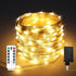 300 LED Fairy Lights Plug in - 100ft Waterproof Twinkle Lights for Bedroom, Outdoor & Indoor, 8 Modes Timer String Lights with Adapter - Warm Whit...