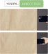 KGORGE Classroom Door Window Curtain, 100% Blackout Total Privacy Linen Blended French Door Curtain Effortless Self-Ahensive Door Window Blinds fo...