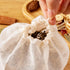 30 Pieces Spice Bags for Cooking,3.14x3.93inch Reusable Muslin Cloth Bags,Premium Cotton Drawstring Bags for Straining Tea,Cheese and Spices (30, ...