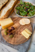 Ironwood Gourmet Engraved, 0.5 x 9 x 9 inches, Multi-Use Circle Serving Board: 1942 Wine Barrel (28445E336)...