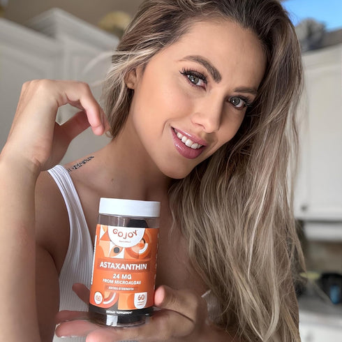 Chewable Astaxanthin Gummies - Natural Astaxanthin 24mg Antioxidant Supplement - Vegan, Non-GMO, Sugar-Free, Gluten-Free, Soy-Fee, 3rd Party Lab T...
