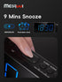 Mesqool Projection Alarm Clock, Loud Vibrating Alarm Clock for Heavy Sleepers, Adjustable Projection Brightness,Hearing Impaired & Deaf People, Di...