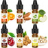 Food Flavoring Oil - Concentrated Candy Flavors, 6 Liquid Lip Gloss Flavoring Oil, Almond Butter Pecan Pistachio Flavor Oil for Baking, Cooking, S...