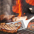 IMEEA Metal Spatulas Set SUS304 Stainless Steel Griddle Spatula Slotted Hamburger Turner Flat Top Grill Spatula for Cooking 10-Inch...