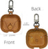 AirPods 3 Case, Airpods 3rd Leather Portable Protective Case Cover Men with Keychain Loss Prevention Clip Supports Wireless Charging Compatible wi...