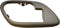 PT Auto Warehouse GM-2576G-2LH - Inside Interior Inner Door Handle Bezel/Trim, Gray - without Lock Hole, Driver Side...