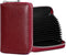 FEITH&FELLY Genuine Leather Credit Card Holder RFID Small Zipper Card Case Wallet for Women & Men...