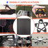 ARRIS 240 x 240 x 0.5mm Carbon Fiber Sheet, Available in 1MM 1.5MM 2MM 2.5MM 3MM 3.5MM 4MM 4.5MM 5MM 6.0MM 100% 3K Carbon Plate Pannel Sheet Twill...
