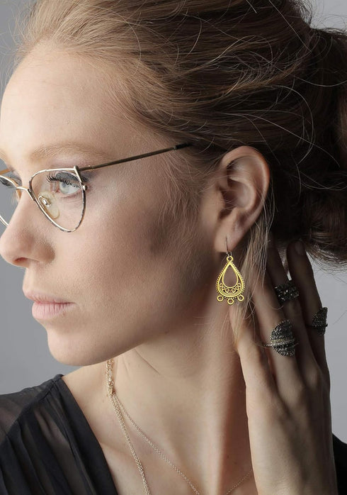 Earring Connectors Charms, 40pcs 10 Styles Tibetan Earring Charms Connectors Bohemian Chandelier Charms Metal Embellishments for DIY Dangle Earrin...