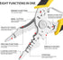 Wire Stripper Tool 7.5-Inch Multifunctional Wire Stripper...