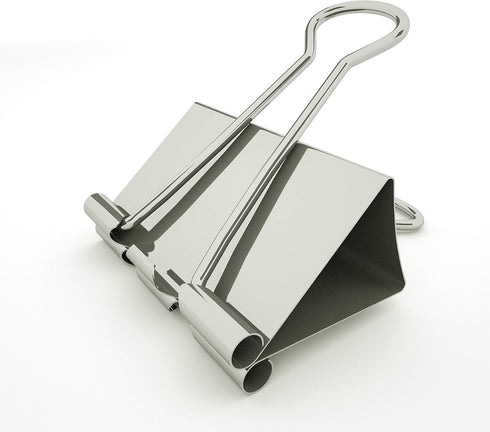 Nctinystore Binder Clips Medium Metal Clamp - 1-1/4 in (1.25 inch) (Silver, 24-Count)...