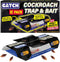 GATCH Roach Traps Indoor (12 Pack), Sticky Baited Cockroach Traps, Roach Killer Indoor Infestation, Adhesive Glue Traps for Roaches, Insects, Home...