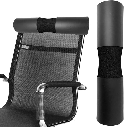 Office Chair Headrest Attachment - Neck Support for Office Chair Sponge Head Neck Rest Pillow for Ergonomic Executive Chair, 18 Inch...
