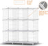 HOMIDEC Wire Cube Storage, Storage Shelves 9 Cube Bookshelf Bookcase Closet Organizer and Storage, Wire Storage Shelves Multi-Use DIY Storage Cube...