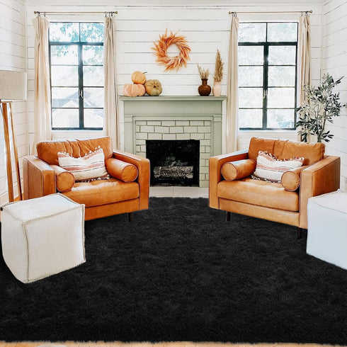 ISEAU Ultra Soft Fluffy Rug for Bedroom, 3 x 5 Feet Shaggy Area Rugs for Living Room Fuzzy Carpet Comfy Nursery Mat Bedside Carpets for Kids Boys ...