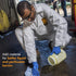 KleenGuard™ A40 Liquid & Particle Protection Coveralls (37694), White, 4XL...