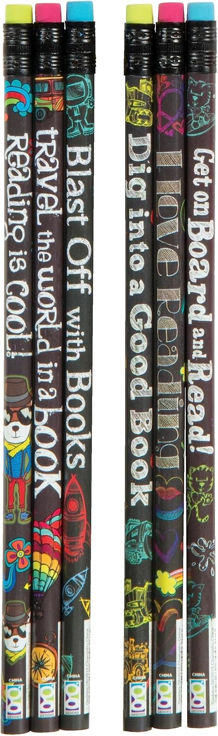 Raymond Geddes Reading Rocks Wooden Pencils (Pack of 72)...