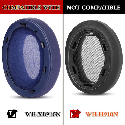 WH-XB910 Headset Replacement Ear Pads Ear Cushion Compatible with Sony WH-XB910N XB910N Headset Earpads Headband Ear Cups Parts (Blue Set)...