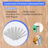 18 Gauge Brad Nails 8 Sizes (2",1-3/4",1-1/2",1-1/4",1",3/4",5/8",2/5") Galvanized 18 GA Nail Gun Nails Assorted and Small Finishing Nails for Pne...