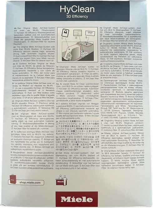 Miele GN HyClean 3D Efficiency Dustbags...