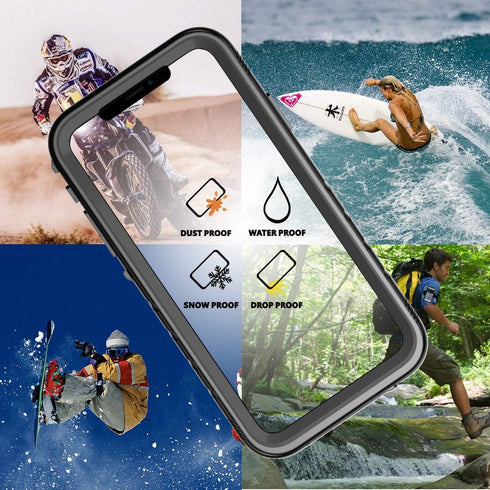 Cozycase Waterproof Case for iPhone 11 Pro Max Underwater Shockproof Full-Body Rugged Bumper Sealed Case with Built-in Screen Protector for iPhone...