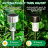 SOLPEX 12 Pack Solar Outdoor Lights Pathway, Stainless Steel Solar Lights Outdoor Waterproof,LED Landscape Lighting Solar Walkway Lights for Lands...