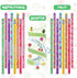 48 Pcs Scented Pencils for Kids Inspirational HB Pencils with Erasers Cylinder Colorful Fun Wood Pencils Motivational Graphite Pencils with Fruit ...