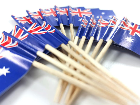 JBCD Australia Toothpick Flag Australian Mini Small Cupcake Topper Flags, 200pcs...