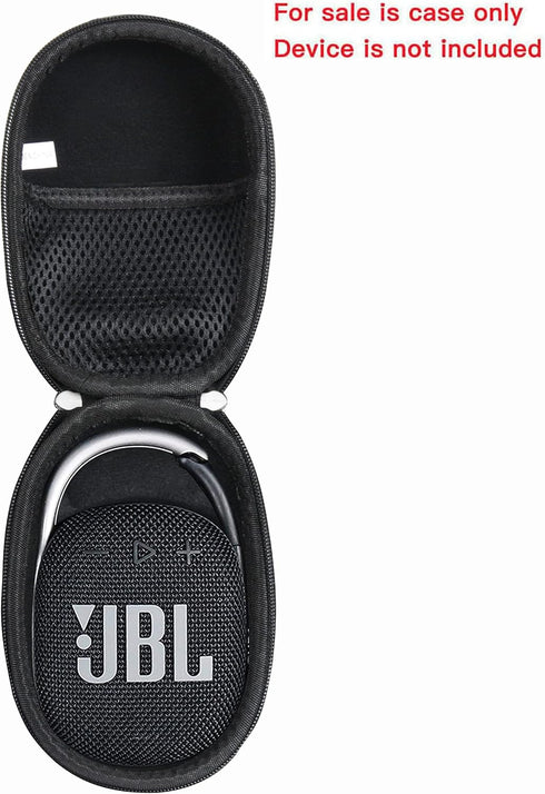 Hard Travel Case for JBL Clip 4/ JBL Clip 5 - Portable Mini Bluetooth Speaker (Black)...