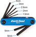 Park Tool AWS-10 Fold-Up Hex Wrench Set...