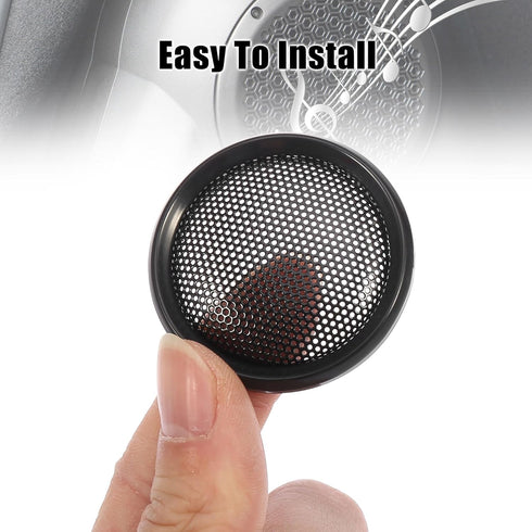 X AUTOHAUX 2pcs 1" Black Car Audio Speaker Cover Mesh Subwoofer Grill Horn Guard Protector...