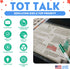 Tot Talk U.S. Presidents Educational Placemat for Kids – Double-Sided, Waterproof & Wipeable – Learn About Presidents, Political Parties, History,...