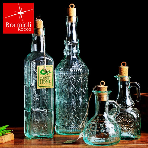 Bormioli Rocco Country Home Helios Oil Bottle, 8-Ounce...