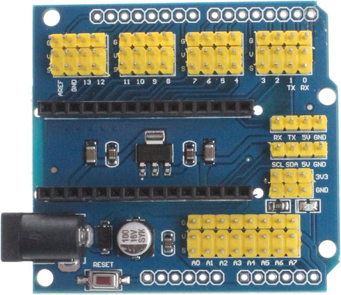 NOYITO Nano I O Expansion Sensor Shield Module for UNO R3 Nano V3.0 (Pack of 2)...