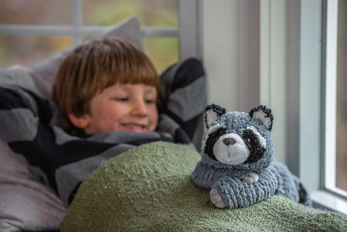 Mary Meyer Stuffed Animal Cozy Toes Soft Toy, 17-Inches, Raccoon...