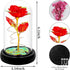 Childom Birthday Gifts for Women,Christmas Flowers Gifts for Her,Women,Mom,Wife,Grandma,Light Up Rose in Glass Dome,Colorful Red Flowers for Chris...