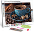 Breakfast Served with Coffee Diamond Painting Fresh Fruits Artwork Drink Milk Wall Art 5D DIY Full Drill Crystal Balanced Diet Pictures Diamond Ar...