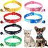 Jecikelon 6 PCS Puppy Collars Adjustable Pup Collar for Small Pet Dog Polyester Cat Collar with Bell Basic Collar for Small Dogs (Small, Crack)...