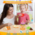 Montessori Toys for 2, 3, 4, 5, Year Old, Wooden Burger Stacking Toys, Fine Motor Toys for Kids Boys Girls, Ideal Preschool Educational and Learni...