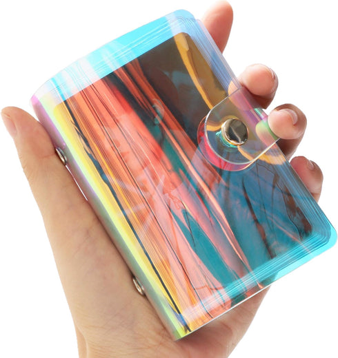 Small Photo Album 2x3 Compatible with Fujifilm Instax Mini Film/Polaroid Film/Kpop Photocard Credit Card Holder for Women Girl Birthday Gift (36 P...