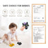 Teething Toys for Babies, PAPACHOO 2 Pack Halloween Soft Silicone Baby Soothing Teether Chew Toys (Orange & Kitten)...