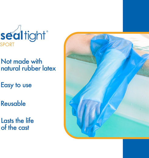 Brownmed - Seal Tight Sport Arm - Cast Swimming Cover - Waterproof Arm Bandage & Cast Cover for Swimming & Showers - Durable Shower Protector & Ca...