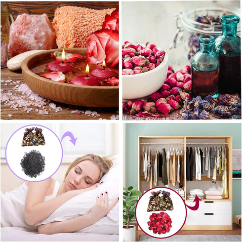 9 Bags Dried Flowers,100% Natural Dried Flowers Herbs Kit for Soap Making, DIY Candle Making,Bath - Include Rose Petals,Lavender,Don't Forget Me,L...