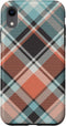 iPhone XR Halloween Plaid Pumpkin Phone Case Lover Gift Case...