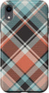 iPhone XR Halloween Plaid Pumpkin Phone Case Lover Gift Case...