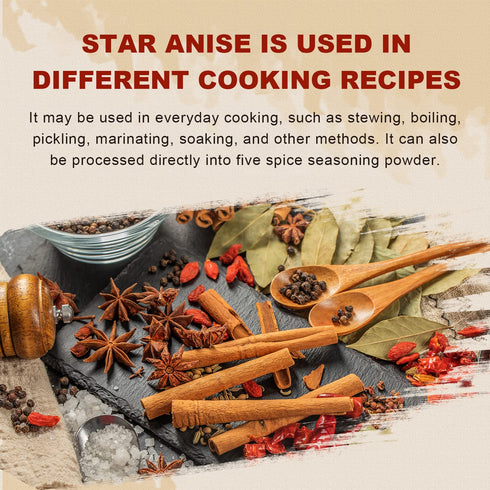 52USA Star Anise, Star Anise whole 4oz (Pack of 1), NON-GMO Verified Chinese Star Anise, Dried Anise Spice...