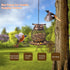 Outdoor Garden Wild Bird Feeder Hanging Bird Feeders, Heavy Duty Copper Metal Mesh Wild Finch Bird Feeder for Outside with Hook for Garden Yard De...